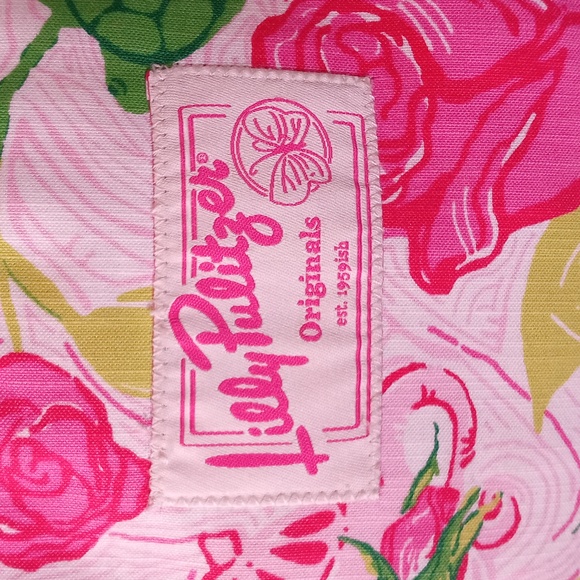🌺RARE Lilly Pulitzer🌺 - Delta Zeta Zip Top Tote - Picture 3 of 16
